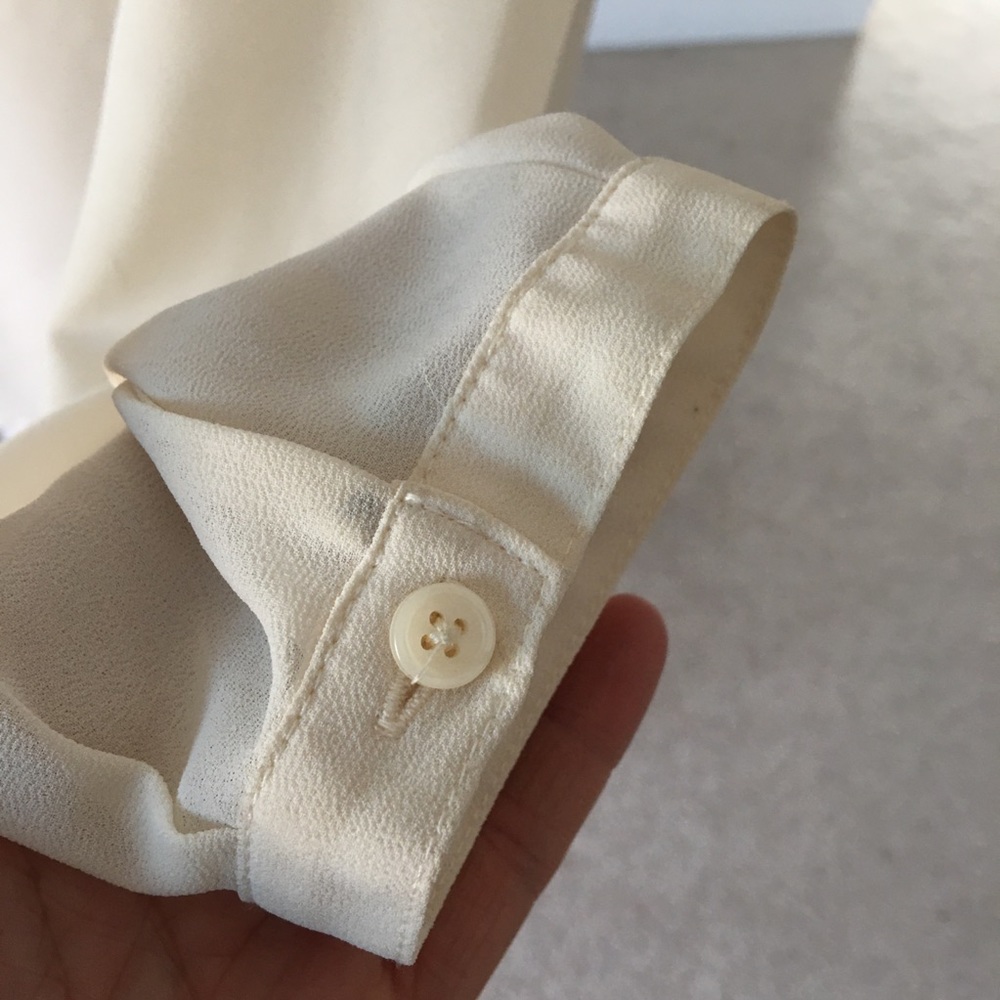 Front Ruffled Secretary Blouse - Picture 3 of 7